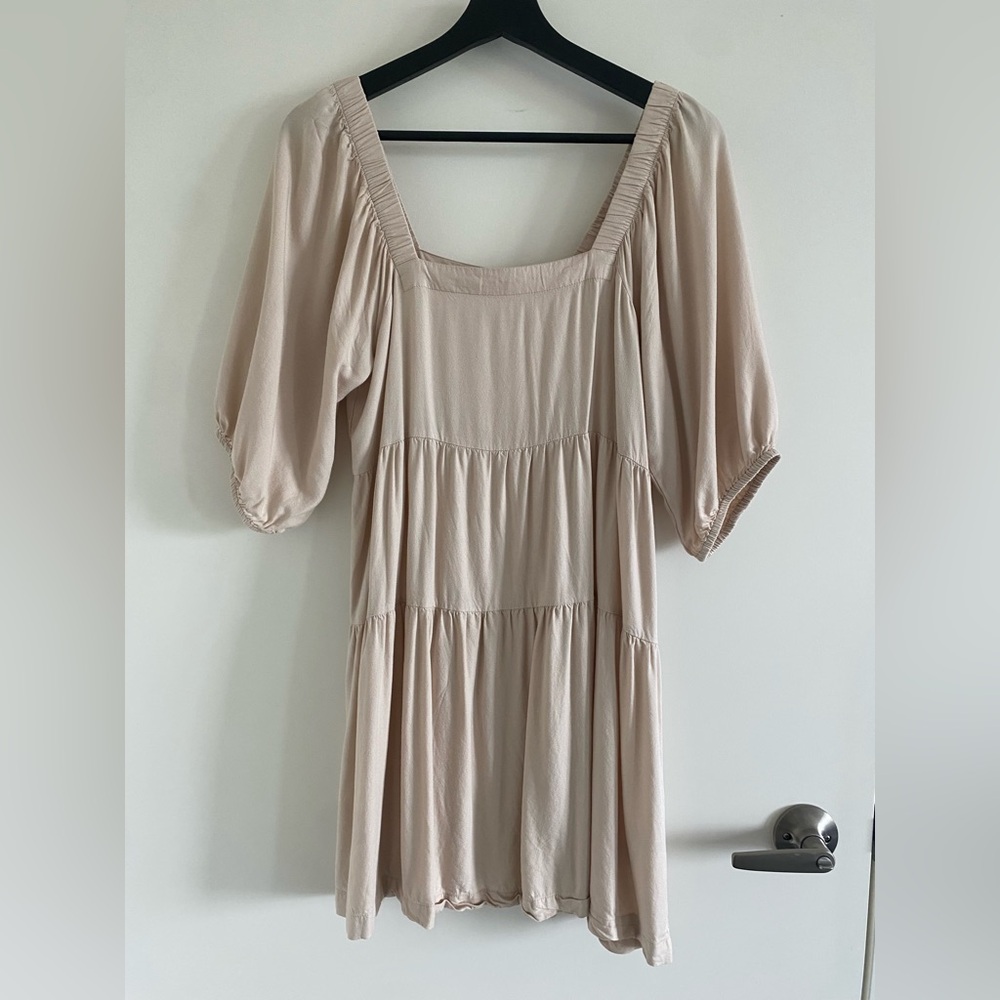 Boho cottage tiered dress